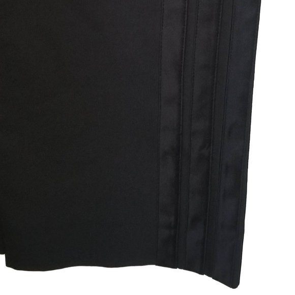 Auth VALENTINO Spa Front Zip Straight Leg Pants 100% Silk Size 6 - Picture 7 of 11